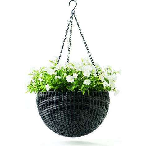 Květináč Keter Hanging Sphere mocha