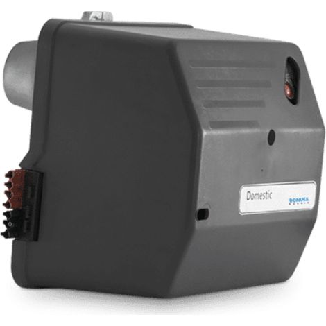 Domusa – Brûleur fioul 17,7 à 55,2 kW – Compatible biofioul F7 et F10 – Circuit pneumatique pour régulation stable – Homologué EN 267 (1/6)