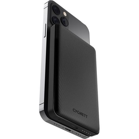 Powerbanka Cygnett Magnetic 5000mAh čierna