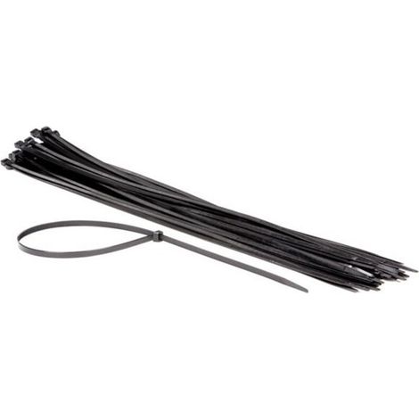 – Colliers de serrage en nylon 750 mm – Résistants aux UV – Capacité de traction 80 kg – Lot de 50 – ECTB75050 (1/4)