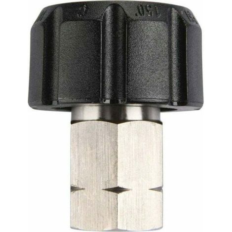 Adaptateur Nettoyeur Haute Pression - M22 Femelle vers 1/4 Pouces NPT Femelle - 5000 PSI - Jardin et Entretien Extérieur - 1 Pièce (1/4)