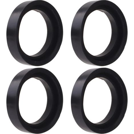Spa-Anschlussdichtungen – 4er-Pack – Wasserdichtes Gummi – Ersatzteil 11699 – Passend für Pure Spa Modelle – Schwarz (1/5)