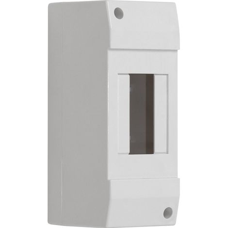 Cuadro de distribución modular, plástico, 1x2, montaje en superficie, IP30, IK06, clase II, sin puerta, DB102W, 1X2P/SM, blanco, 3850 (1/2)