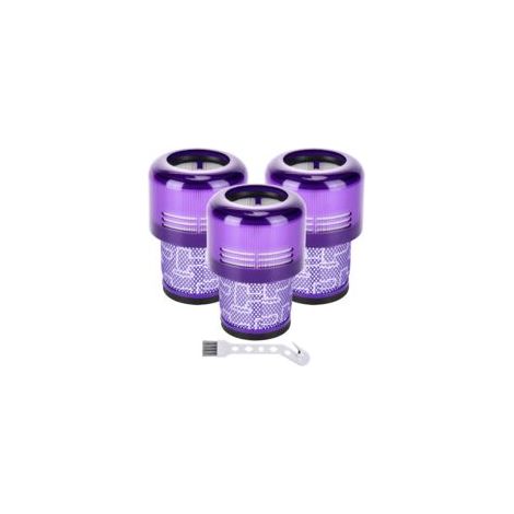 Pack de 3 filtres de remplacement pour aspirateurs Dyson V11 et V15 – Performance équivalente aux filtres d'origine – Brosse de nettoyage incluse - DY-970013-02 (1/5)
