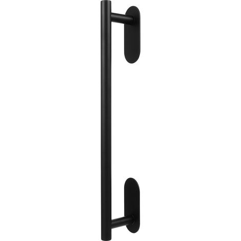 Porte-serviettes au design moderne, en acier inoxydable noir, résistan (1/5)