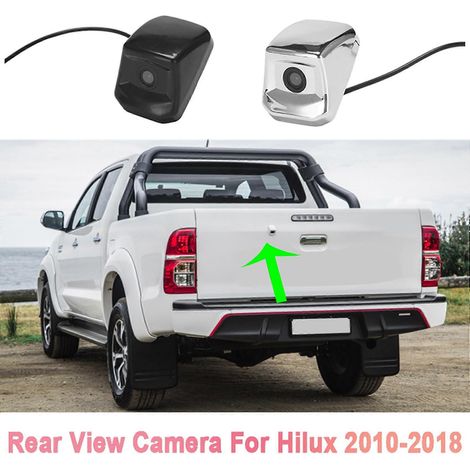 Para Toyota Hilux AN120 AN130 2010-2018 Cámara de visión trasera para automóvil, cámara de respaldo, cámara de estacionamiento de reversa, cámara de portón trasero A