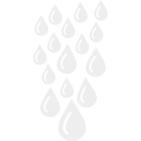 Stickers muraux gouttes de pluie, stickers muraux miroir 3D (1/5)