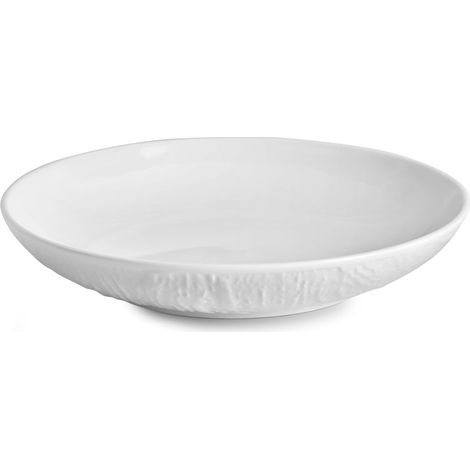 Set 6 piatti fondi porcellana bianca Fade Wall cm 25 (1/2)
