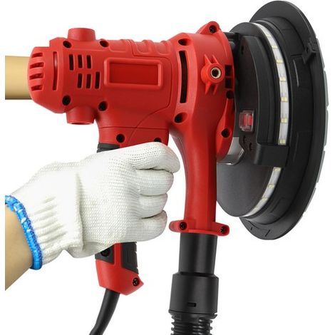 Handheld Drywall Sander Walls Plaster Ceiling Sander + LED Halo Lighting System (1/5)