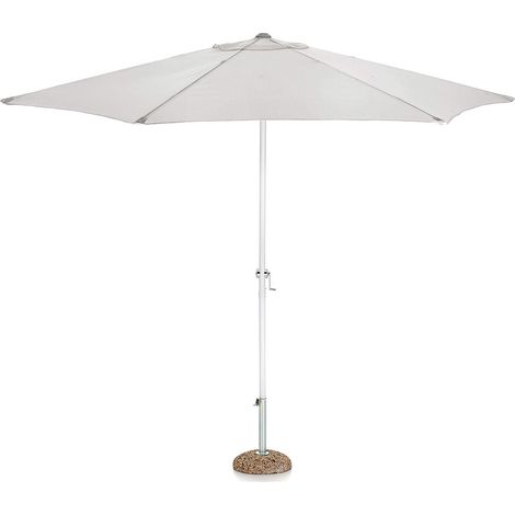 Ombrellone garden grigio giardino terrazzo telo con manovella 3 metri (1/3)