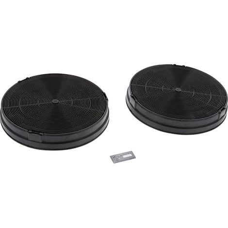 2 MCEF02 -Kohlefilter (19,4 x 3 cm) für AEG Hood - Electrolux - Zanussi