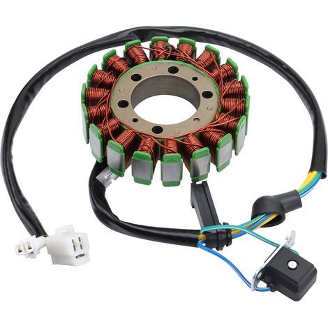 Pièce de rechange conforme aux spécifications d'usine d'origine pour bobine d'allumage haute tension des véhicules tout-terrain Suzuki King Quad 300 / LTF250 / LTF300 / LTF4 / LT4WD. (1/4)