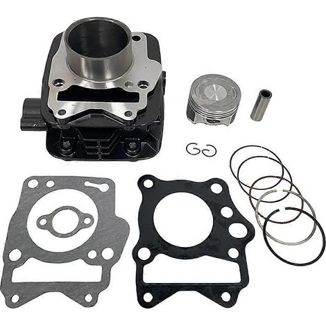 Kit piston-cylindre 57 mm pour moto (10 pièces) - TVSK150 pour HLX150 Trak150 (complet) 150 cm³ (1/5)