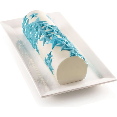 Silikomart Starlight Buche Stampo in Silicone, 1200 milliliters, Bianco
