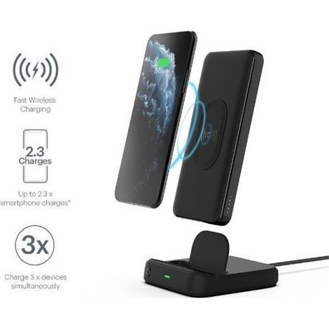 Chargeup duo 10000mah power bank wireless + dock di ricarica - eu/uk (1/3)