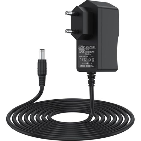 5V 2A Prise UE Dimensions du Plugin 5mm Externe 2.1 Interne mm Adaptateur CA CC pour Android TV Box MXQ Pro MX9 H96 T95Z X96 Prise électrique européenne (5V/2A) (1/5)