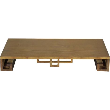Tavolino Espositore Bonsai in Legno - Stile Orientale - cm. 32x21x4,5 (1/3)