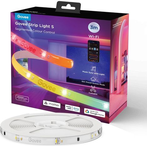 Govee RGBIC Matter LED-Band Mehrfarben 3 Meter
