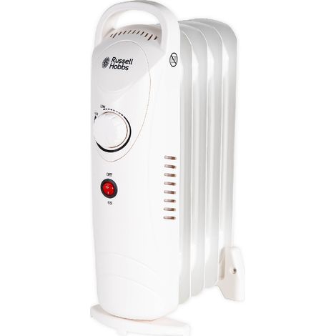 Russell Hobbs RHOFR3001 5 Fin Oil Filled Radiator in White (1/5)