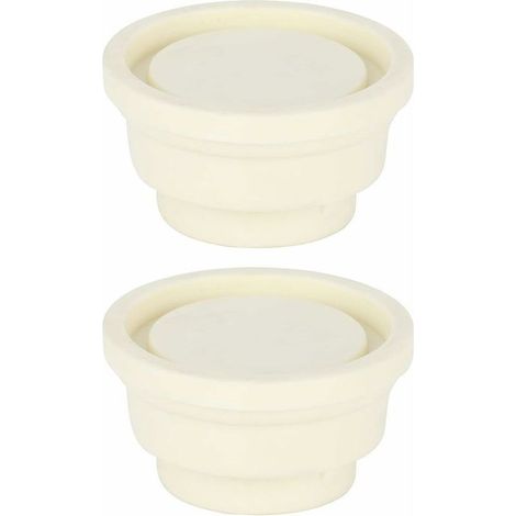Tappi in gomma per scalette da piscina – Confezione da 2, fissaggio sicuro, compatibili con tutte le marche, resistenti all'acqua e ai raggi UV.