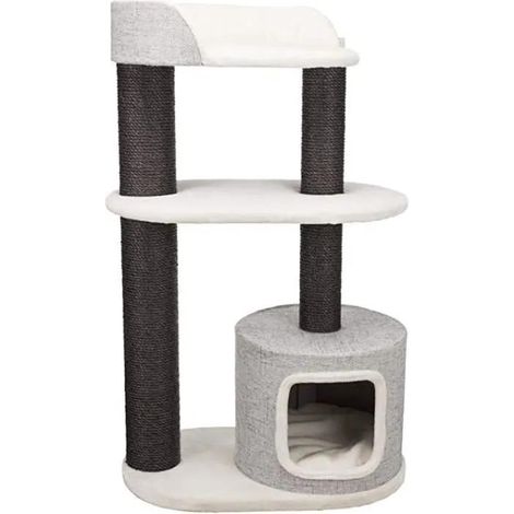 Trixie Cara XXL árbol para gatos blanco y gris estable