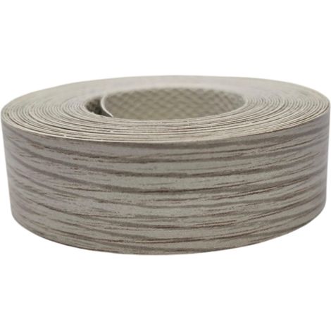 1x Bande de Chant Thermocollant 21mm x 5m Epaisseur 0,50mm Mélaminé Facile à Appliquer Bricolage Étagère Meuble Panneau Bois Durable, Chêne Ancona (1/3)