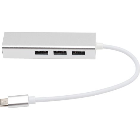 Adaptateur USB vers Ethernet 1000 Mbps haut débit Type C3.0 vers USB 3.0 RJ45 Gigabit pour Windows XP, 7, 8 et 10 (1/5)