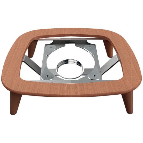 Support pour chafing dish GN 2/3 (aspect bois) 630x445x115 mm - VIRTUS