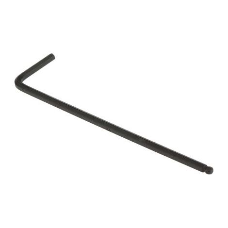 Facom – Clé Allen en L 2.5mm – Tête sphérique – Bras long – Acier au silicium – Pour espaces confinés
