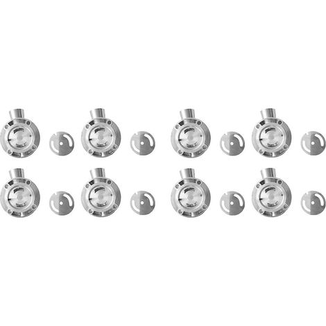 Kits de 8 plaques d'extrémité de pompe de transfert 7135-180, 9002-243, 7123-576L, 7123-576M pour pompe de rotation d'injecteur diesel CAV DPA (1/5)