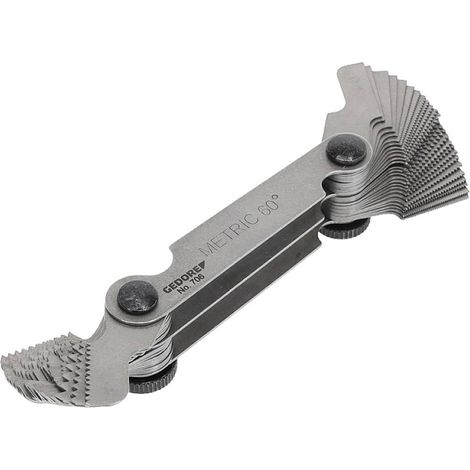 Gedore Thread-Gauge Strumento di Misura Precisione per Filettature Utensile Manuale per Brico e Giardino 706
