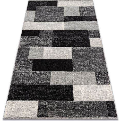 Tappeto FEEL 5756/16811 RECTANGOLI grigio grey 280x370 cm