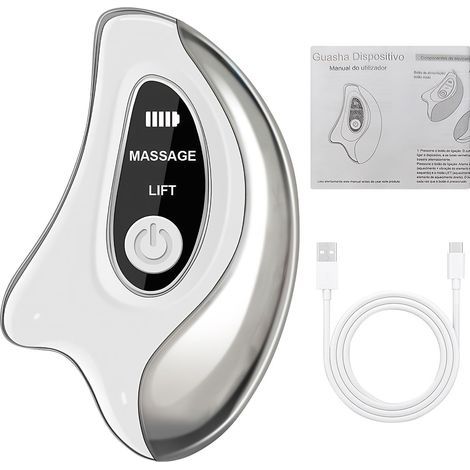 Massageur De Visage Électrique - Appareil de Massage 2 en 1 pour le Cou - Appareil De Lifting Facial,pour Femmes Professionnelles Occupées Amatrices de Spa Maison et Voyage