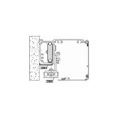 V3561G50 Couvercle inférieur Valeur brute L 5050 DITEC ENTREMATIC V3561G50
