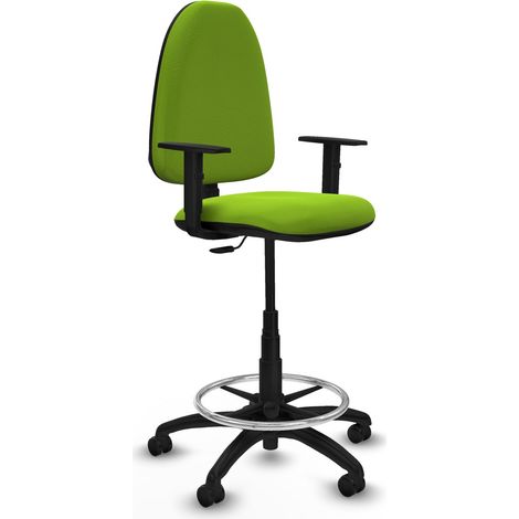 Piqueras y Crespo Silla de Oficina Pistacho con Reposabrazos