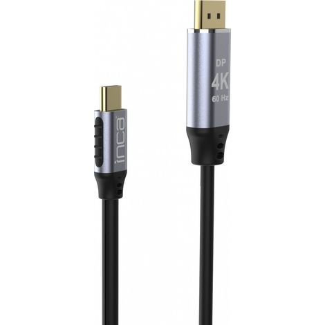 Inca 4K HDMI-Kabel: High-Definition Bildübertragung (60 Hz), Typ-C zu DisplayPort, Goldspitzen (1/5)