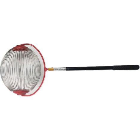 Raccoglitore di noci regolabile e leggero in alluminio con asta telescopica e rullo, raccoglitore/recuperatore di noci, adatto per noci di noce americana e noci da golf. (1/4)