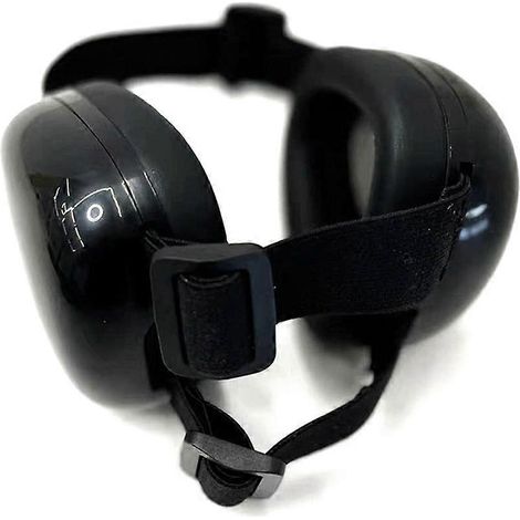 Dog Réduction du Bruit Oreille Muff Dog Noise Protection Casque Noir (1/5)