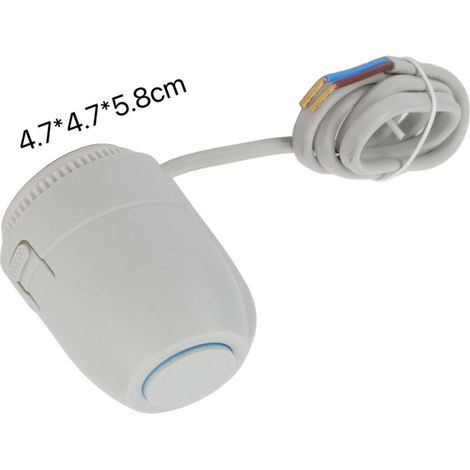 Vanne thermostatique de chauffage par le sol fermée à collecteur d'actionneur électrique, adaptée au système de chauffage 230 V (1/4)