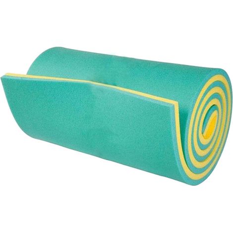 Tapis flottant multi-personnes en mousse XPE, couverture de natation flottante bicolore, matelas flottant pour la mer, 180 x 55 x 2,2 cm (1/5)