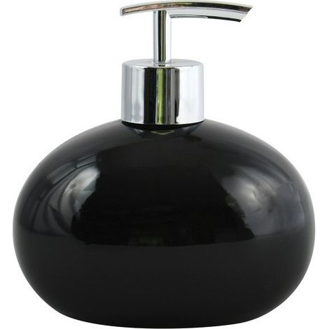 Distributeur de savon Céramique JAVA Noir MSV