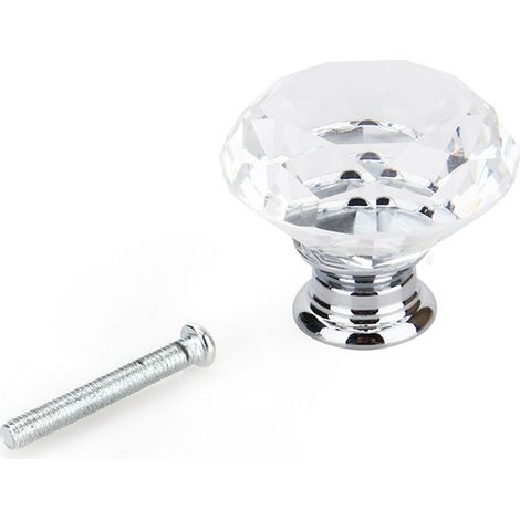 8-teiliges Set 40 mm Kristallglas-Türknöpfe, Schubladen, Schränke, Möbel, Küchengriffe, Türbeschläge (1/5)