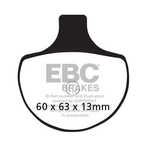 Pastillas de freno EBC FA094 (juego para 1 disco)