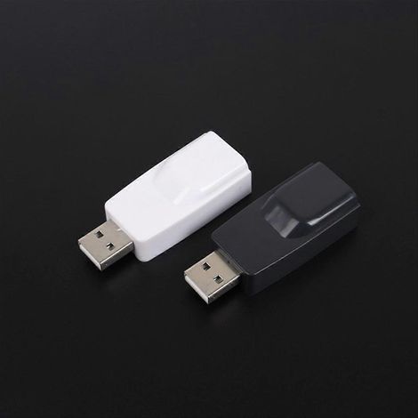 Adaptateur Ethernet USB vers RJ45 LAN 100 Mbps USB 2.0 Noir (1/5)
