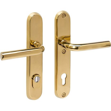 Quincaillerie de porte dérobée Luzern PC 92mm laiton - 0013.378749 (1/2)