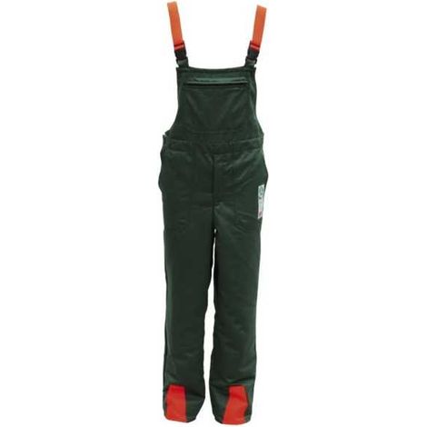 Arnés de algodón pesado Antisega verde/naranja 54
