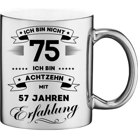 Taza divertida, regalo para un 75 cumpleaños