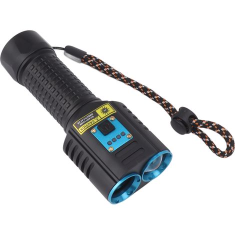 UV-Taschenlampe mit 365 nm Wellenlänge, 2-in-1-LED-Weißlicht und Ultraviolettlicht, USB-aufladbar, Haustierurin-Detektor für Harzbacken, Angelmineralien, Skorpione (1/5)