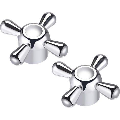 Lot de 2 poignée de robinet universelle en alliage pour cuisine, baignoire, salle de bain, pdating ou remplacement du matériel existant