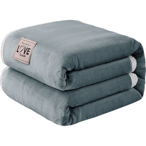 Couverture Pesee Hiver - Couette Epaisse en Coton pour Adultes et Enfants - Jetable Douillette Chaude pour Canape Lit ou Genoux - 950 g (1/5)